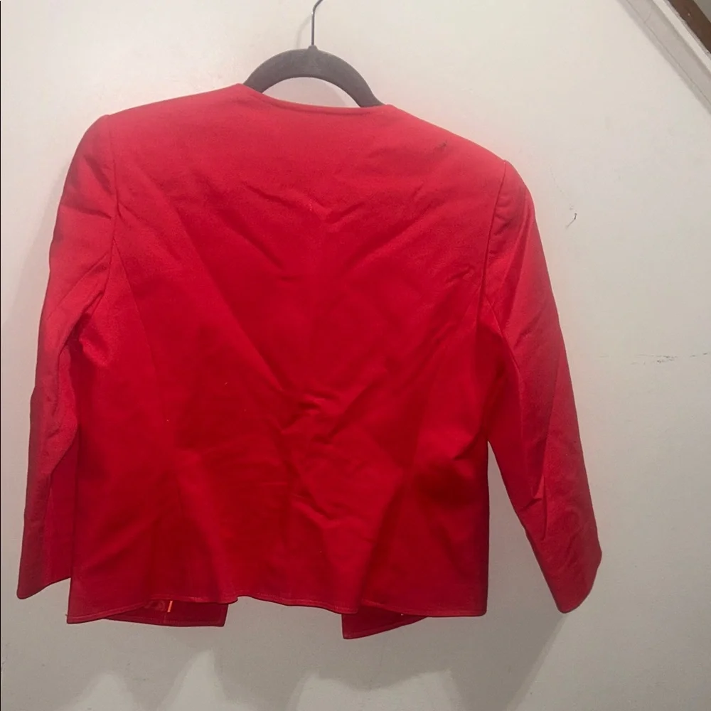 Vince Camuto Vibrant Red Blazer - Picture 8 of 9